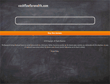 Tablet Screenshot of cashflowforwealth.com